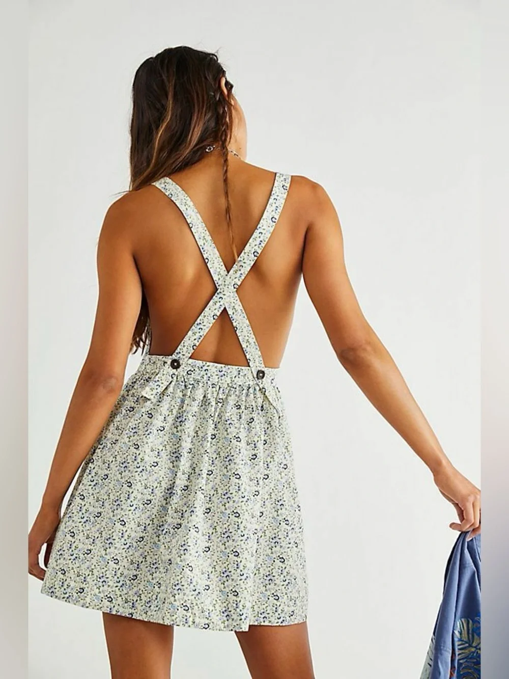 Free People | NWT Floral Cross-Back Sundress - Picture 2 of 14